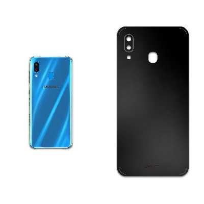 برچسب پوششی ماهوت مدل Black-Matte مناسب برای گوشی موبایل سامسونگ Galaxy A30