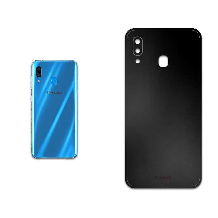 برچسب پوششی ماهوت مدل Black-Matte مناسب برای گوشی موبایل سامسونگ Galaxy A30