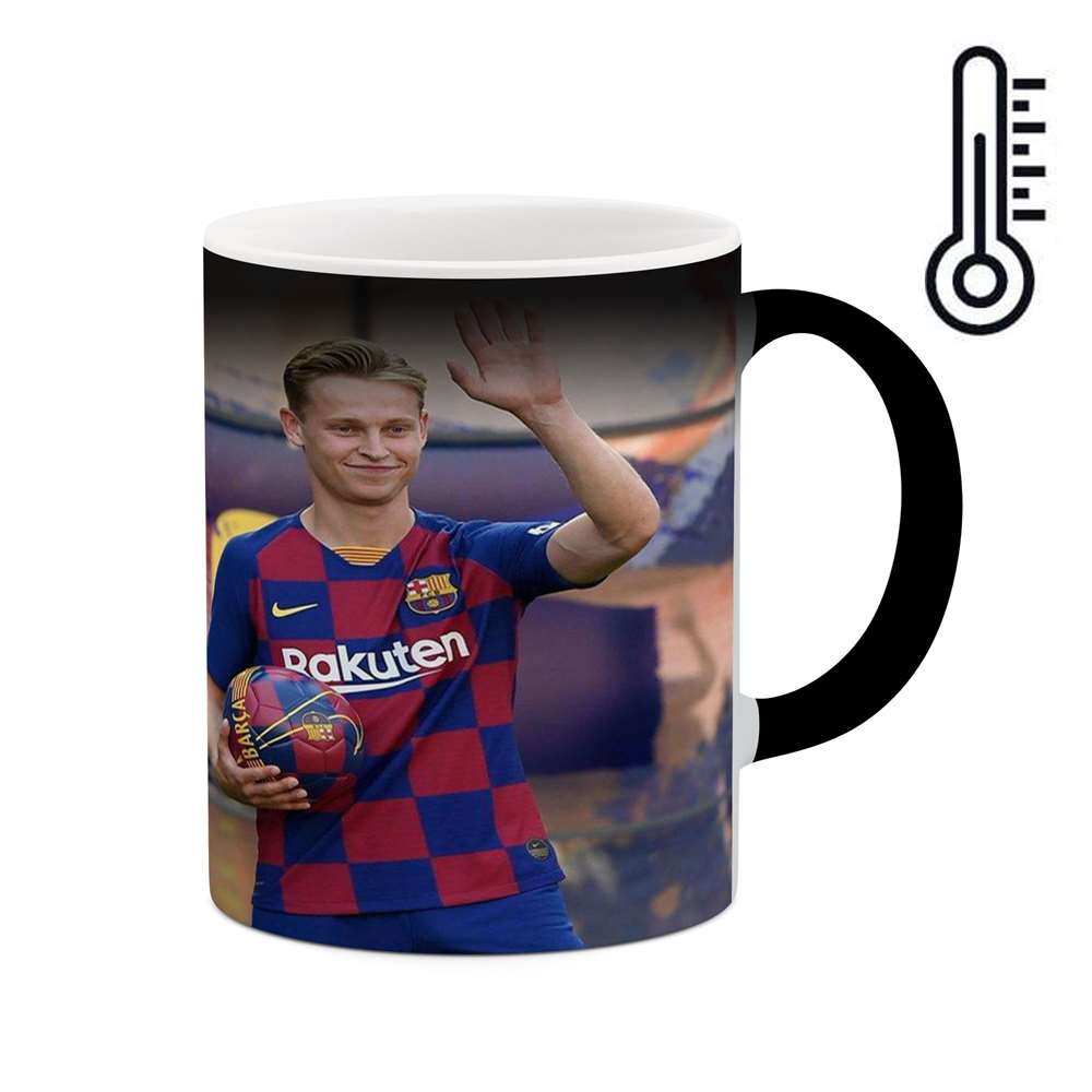 ماگ حرارتی طرح فوتبالیست De jong مدل mgph12200