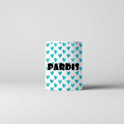 ماگ طرح اسم پردیس مدل قلب کد 737