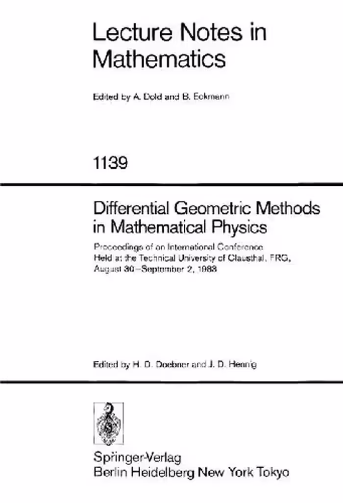 خرید و دانلود نسخه کامل کتاب Differential Geometric Methods in Mathematical Physics