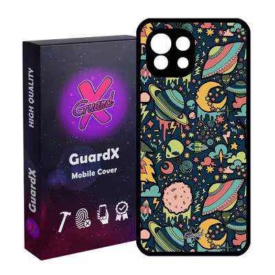 کاور گارد ایکس طرح Galaxy مدل Glass10191 مناسب برای گوشی موبایل شیائومی Mi 11 Lite