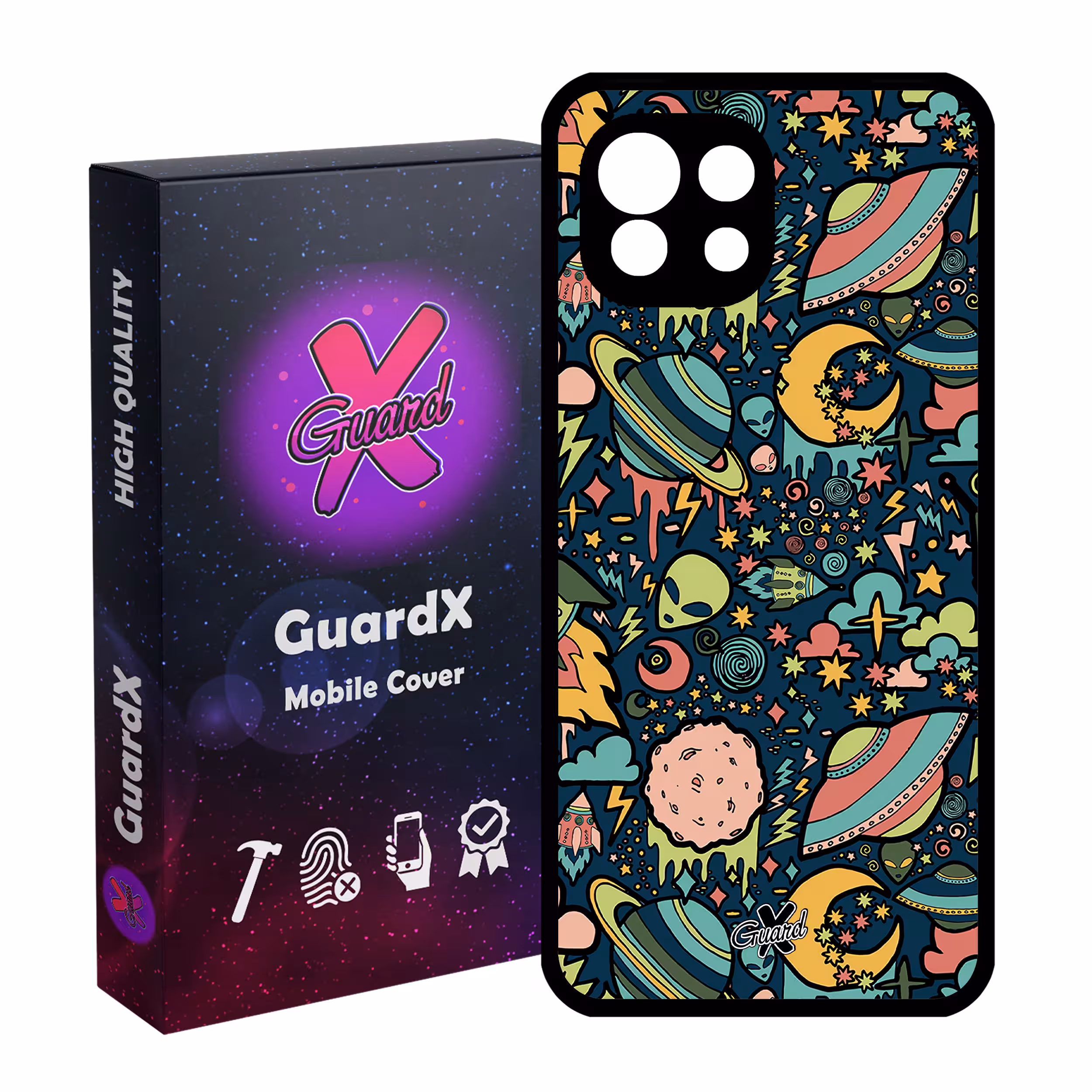 کاور گارد ایکس طرح Galaxy مدل Glass10191 مناسب برای گوشی موبایل شیائومی Mi 11 Lite