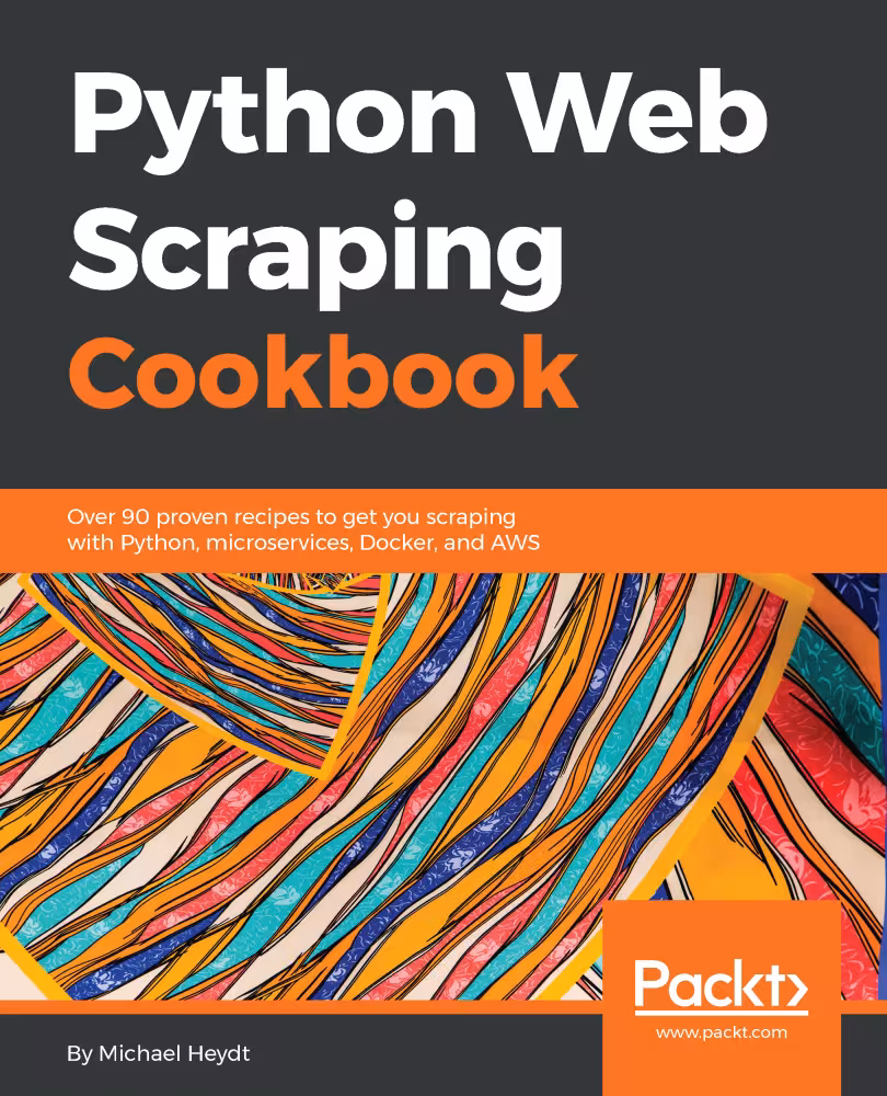 خرید و دانلود نسخه کامل کتاب Python Web Scraping Cookbook