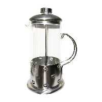 فرنچ پرس استیل یی تیان 600 میل طرح دانه قهوه