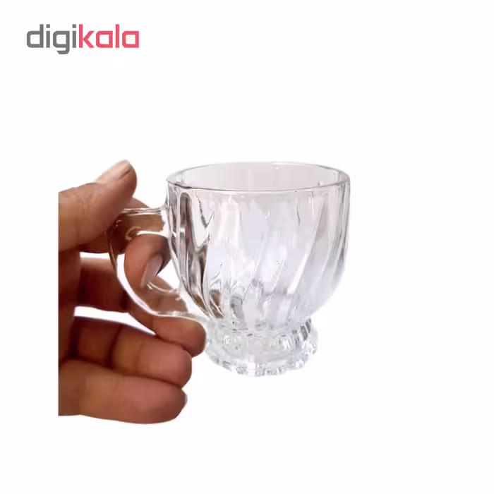 فنجان مدل آلاله بسته 6 عددی