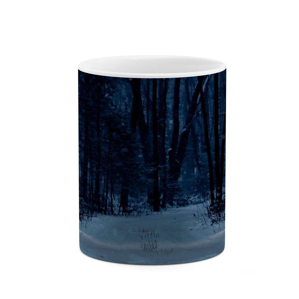 ماگ کاکتی طرح منظره برفی مدل mgs15137