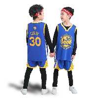لباس و شورت بسکتبال بچه گانه گلدن استیت 2024