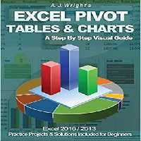 خرید و دانلود نسخه کامل کتاب Excel Pivot Tables &amp; Charts - A Step By Step Visual Guide by A. J. Wright´s (2016)