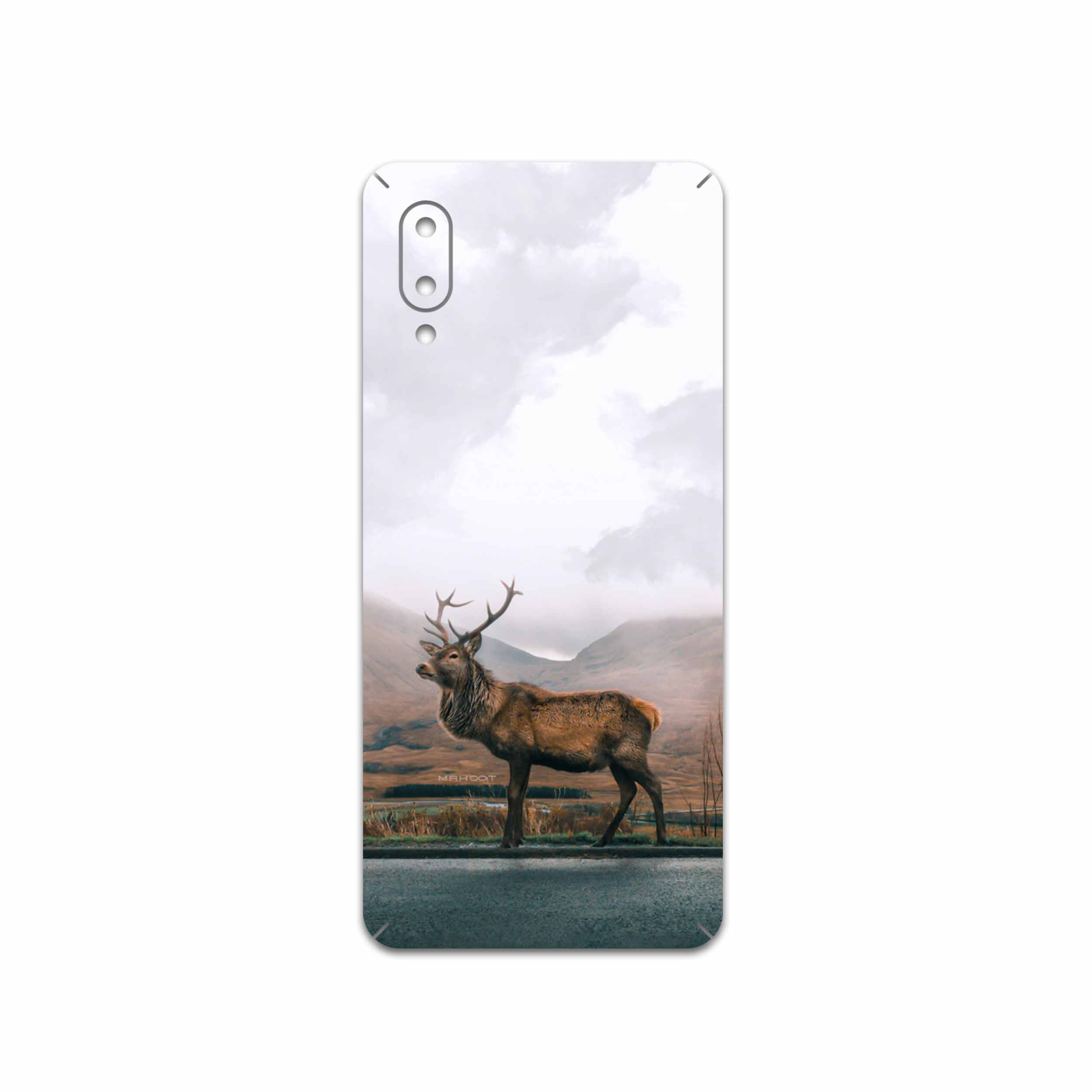 برچسب پوششی ماهوت مدل Horned-Deer مناسب برای گوشی موبایل سامسونگ Galaxy A02