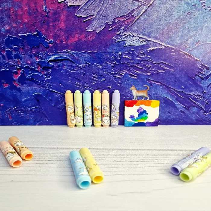 ماژیک هایلایتر مینی طرح عروسکی 6 رنگ پاستلی