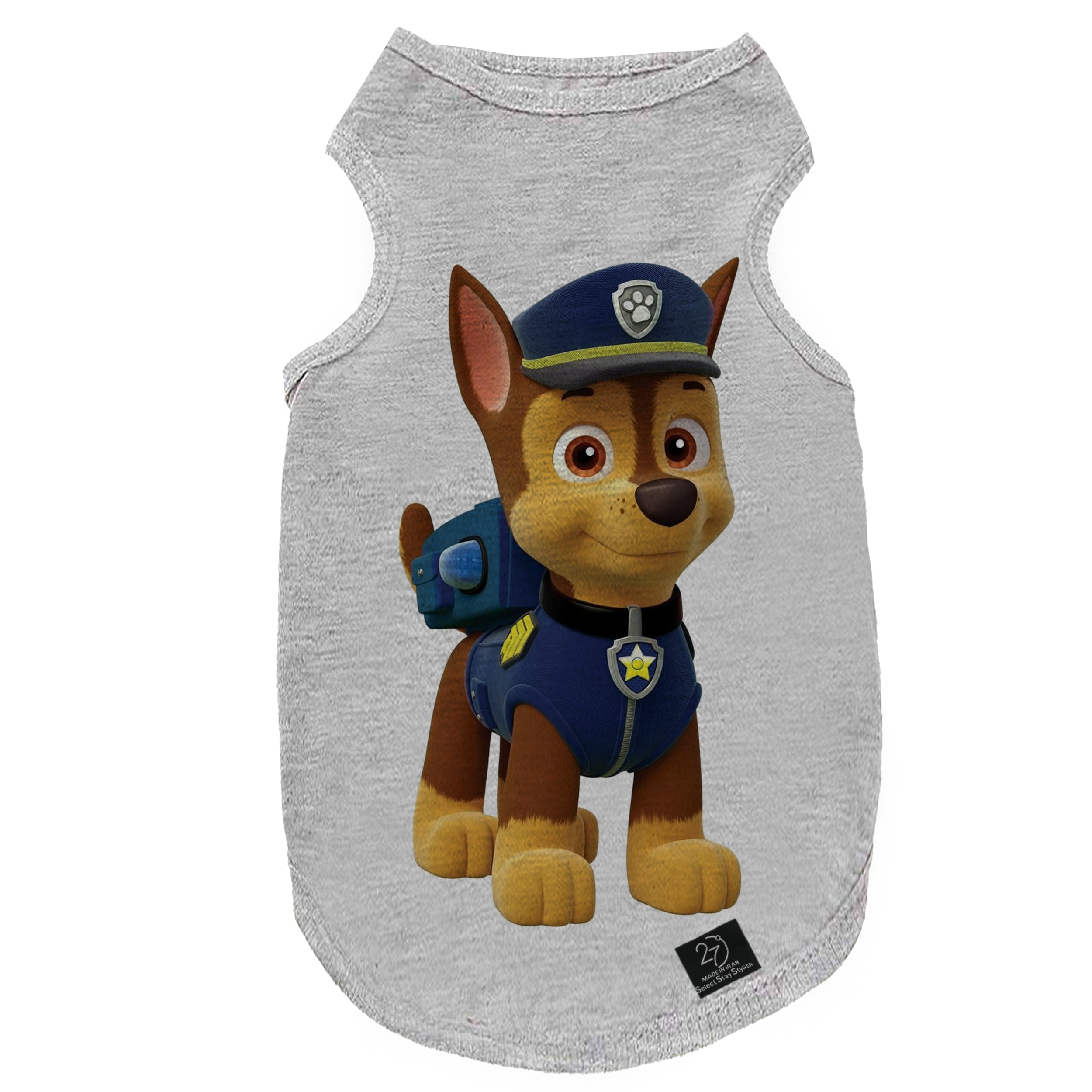 لباس سگ و گربه 27 طرح Dog Police کد MH234 سایز L