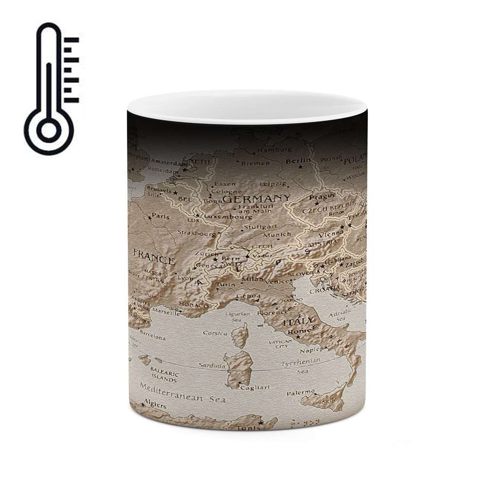 ماگ حرارتی طرح نقشه مدل mgh11361