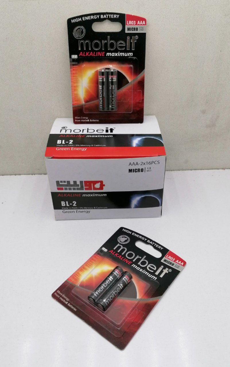 باتری نیم قلم آلکالاین کارتی