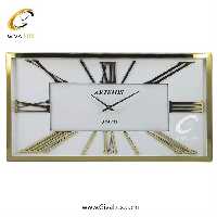 ساعت دیواری اورجینال آرتمیس آلیاژ فلزی طلایی| کد رفرنس 20005، مدل: 2027GoldWhite