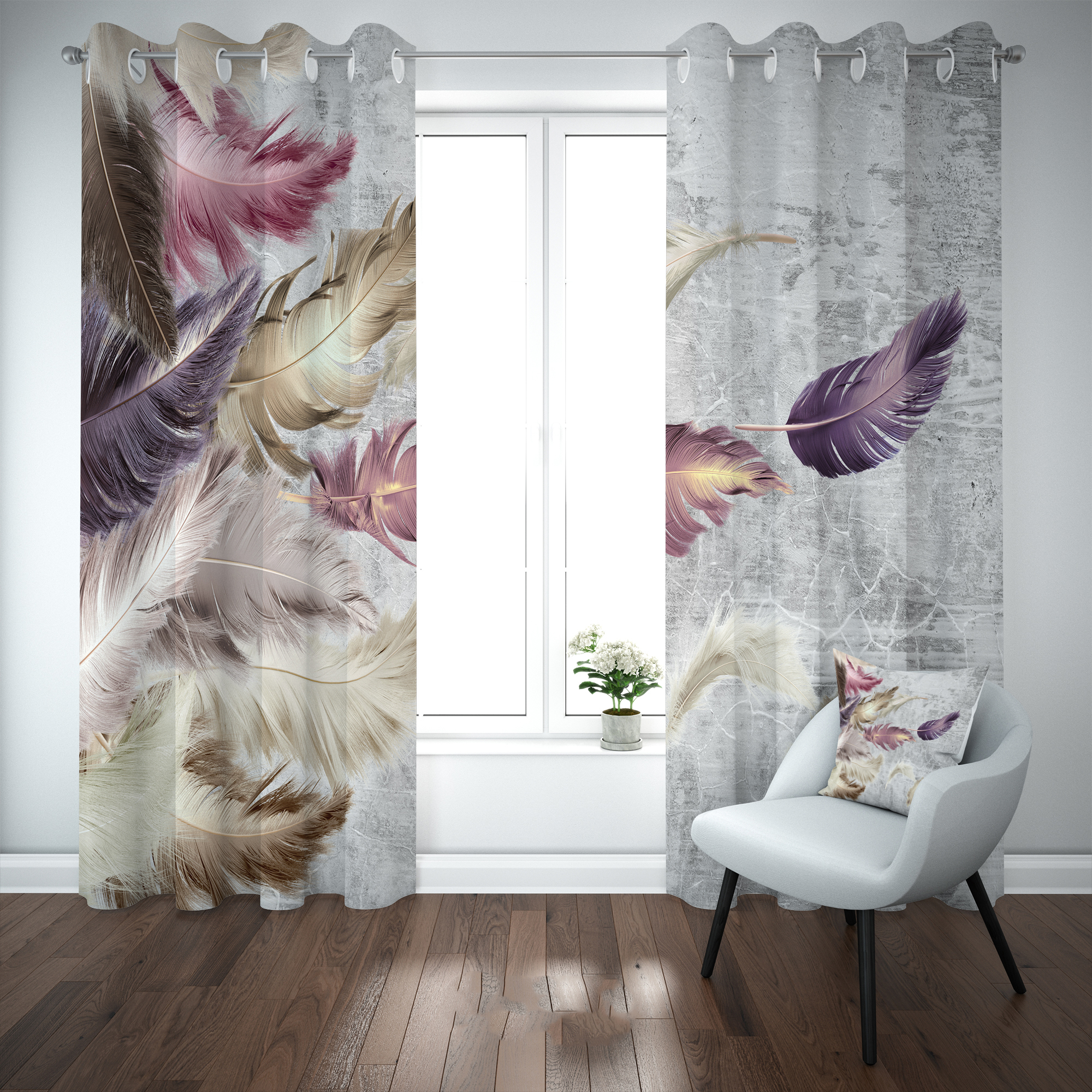 پرده مدل b2304 سایز 140×280 سانتی متر