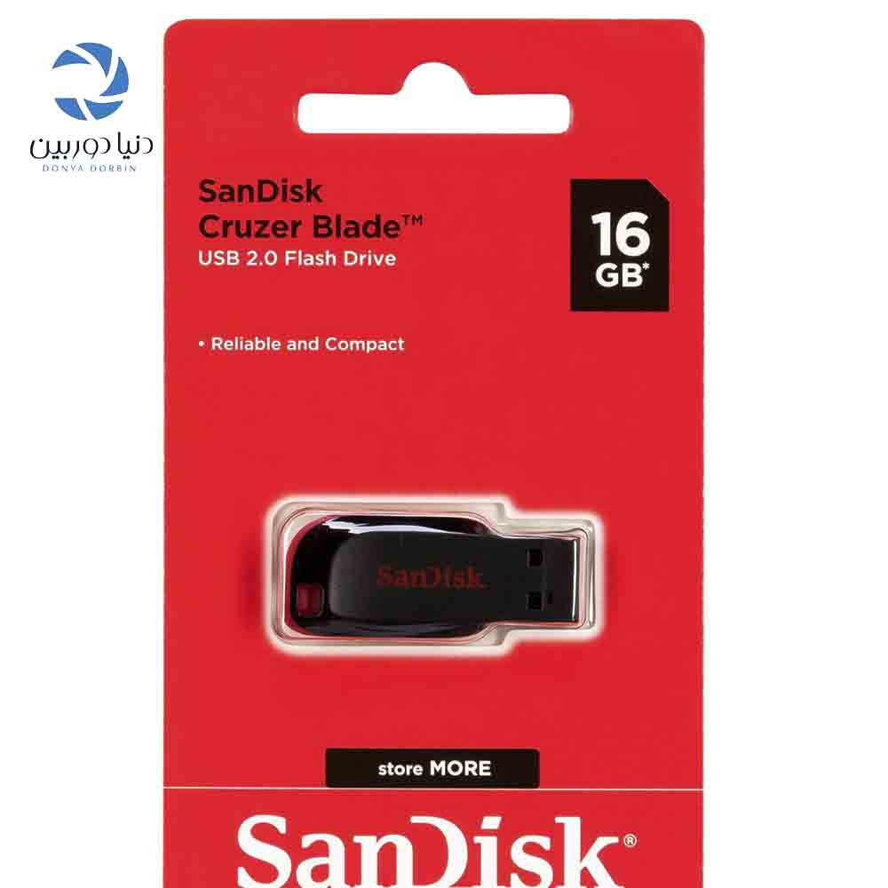 فلش مموری سن دیسک  Cruzer Blade CZ50 ظرفیت 16 گیگابایت