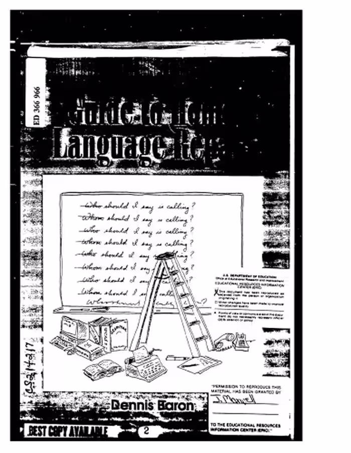 خرید و دانلود نسخه کامل کتاب Guide to Home Language Repair