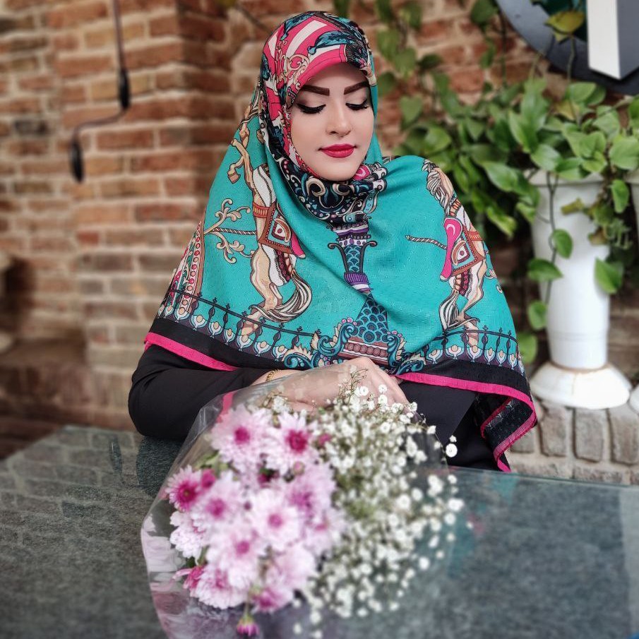 روسری زنانه نخی مجلسی شیک