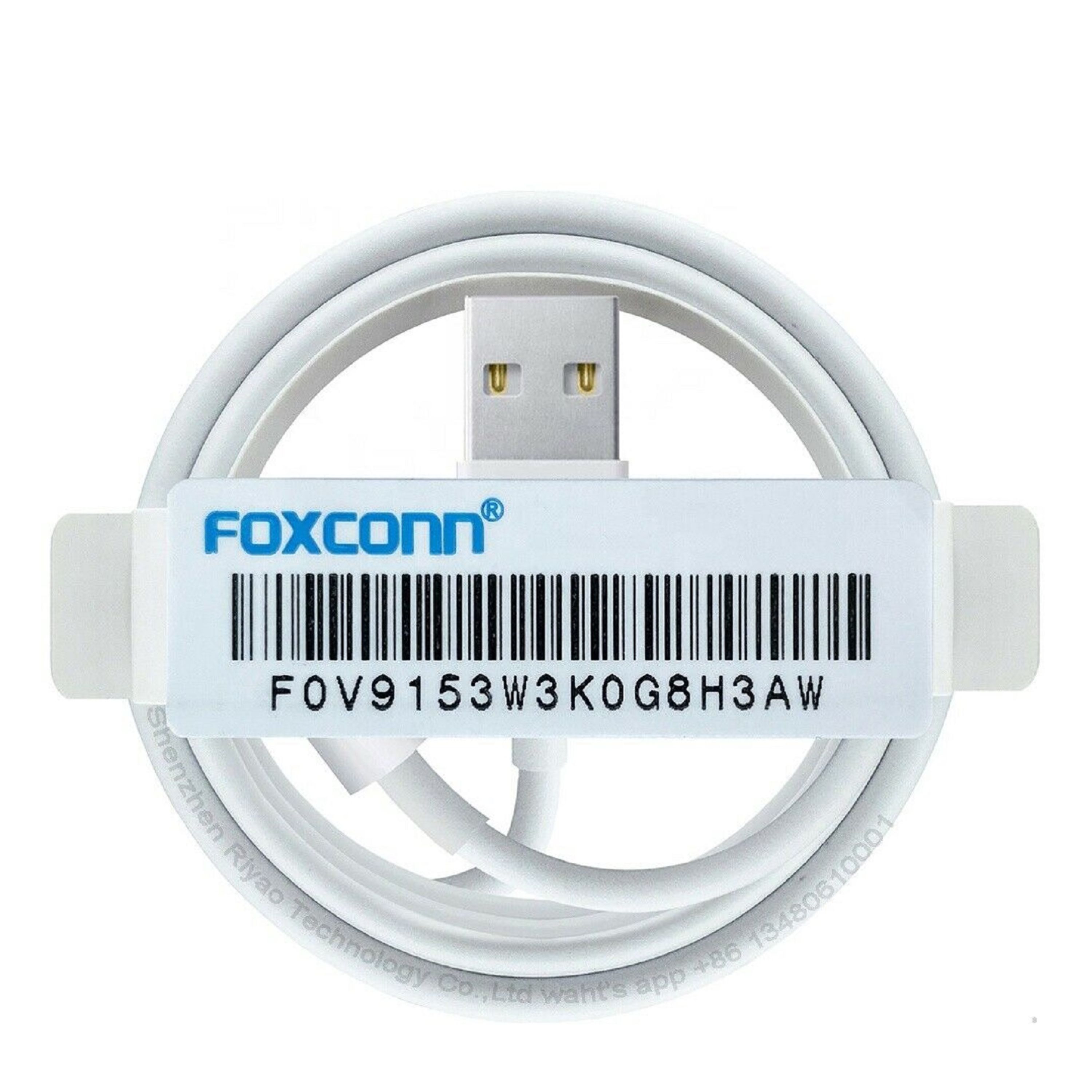 کابل آیفون Foxconn اورجینال بسته 10 عددی (عمده ویژه همکاران)