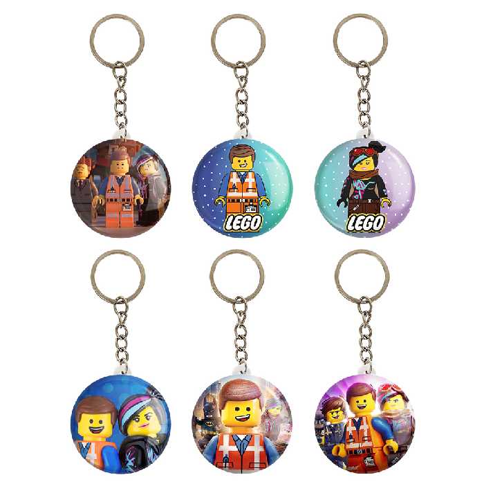  جاکلیدی خندالو طرح LEGO کد 236B مجموعه 6 عددی 