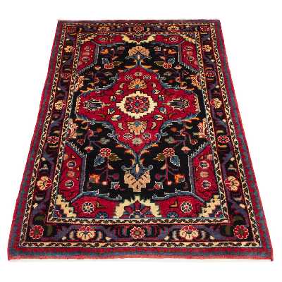 فرش قدیمی دستباف  یک متری سی پرشیا کد 123110