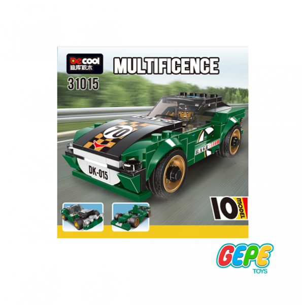 لگو مدل ماشین مسابقه ای رالی سبز