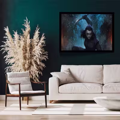 تابلو مدل arya stark کد F-10033