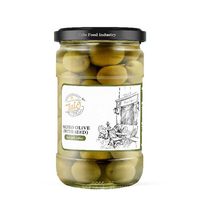ترشی زیتون و قارچ شیشه 700گرم تالو