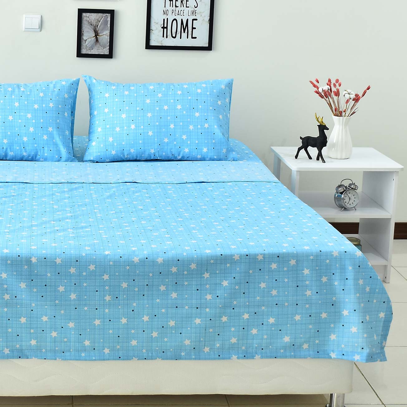 سرویس ملحفه بومرنگ مدل Aseman یکنفره 3 تکه