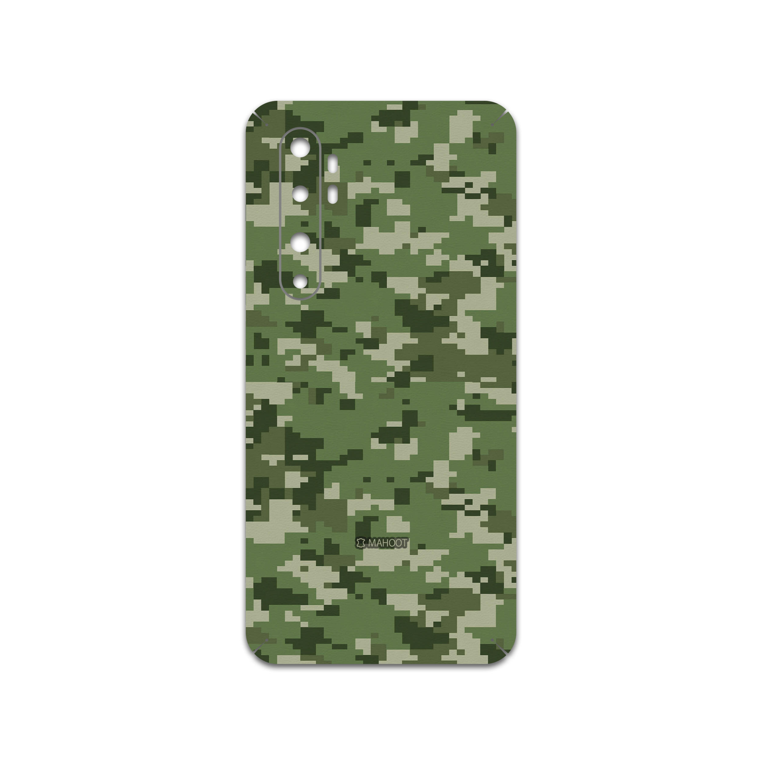 برچسب پوششی ماهوت مدل Army-Green-Pixel مناسب برای گوشی موبایل شیائومی Mi Note 10 Lite