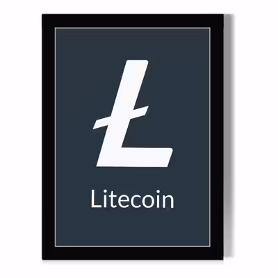 تابلو طرح لایت کوین کد BLCW2