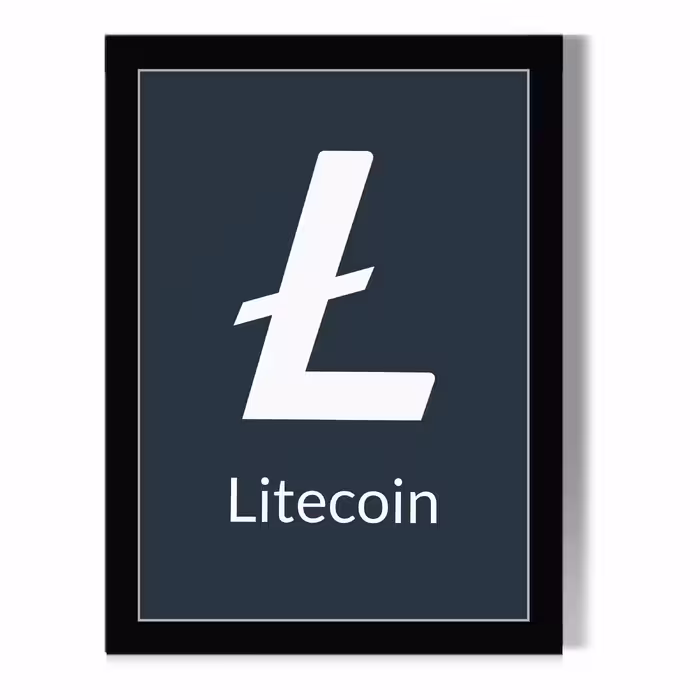 تابلو طرح لایت کوین کد BLCW2