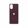 برچسب پوششی ماهوت مدل Matte-Dark-Brown-Leather مناسب برای گوشی موبایل موتورولا Moto E32s