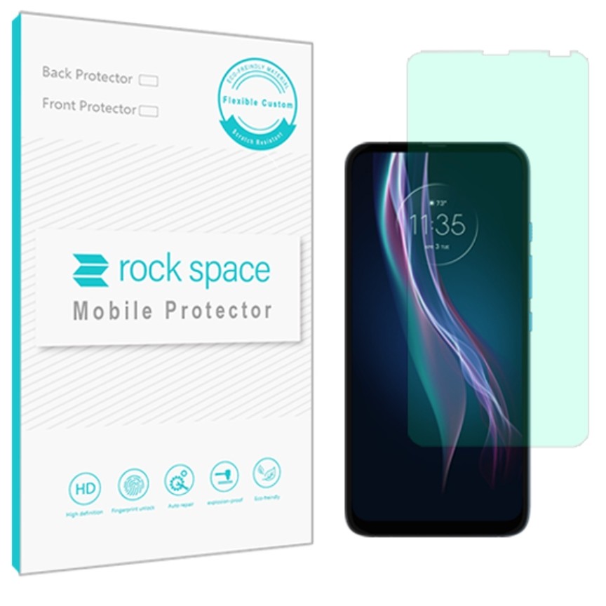 گلس موتورولا One Fusion پلاس  مدل نانو هیدروژل گرین لایت برند راک اسپیس 