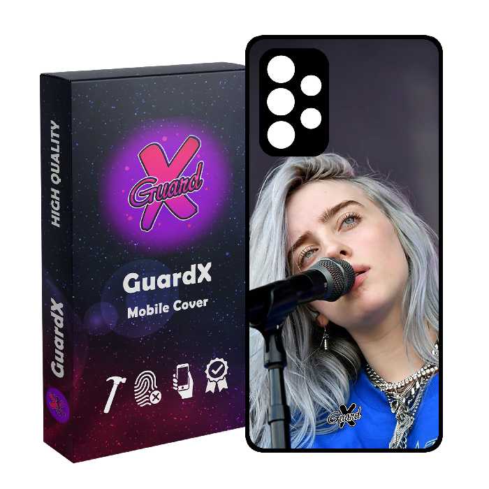 کاور گارد ایکس طرح Billie Eilish مدل Glass10242 مناسب برای گوشی موبایل سامسونگ Galaxy A52s