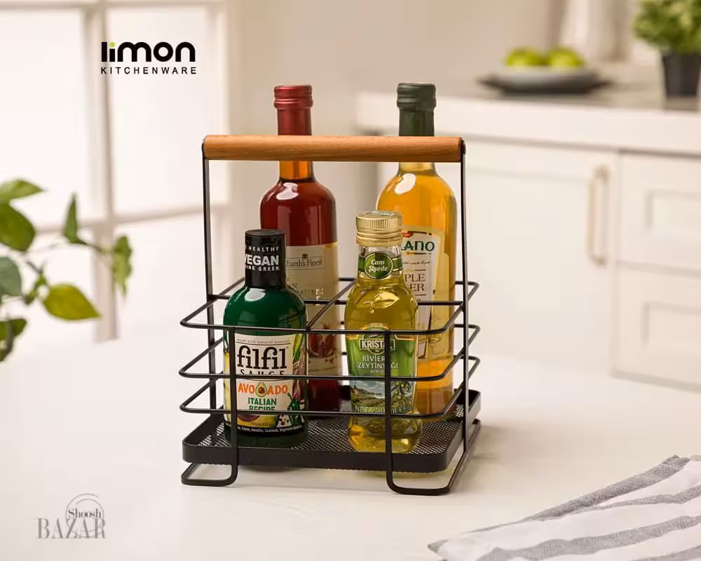 استند مربع فلزی دسته چوبی لیمون کد 2319