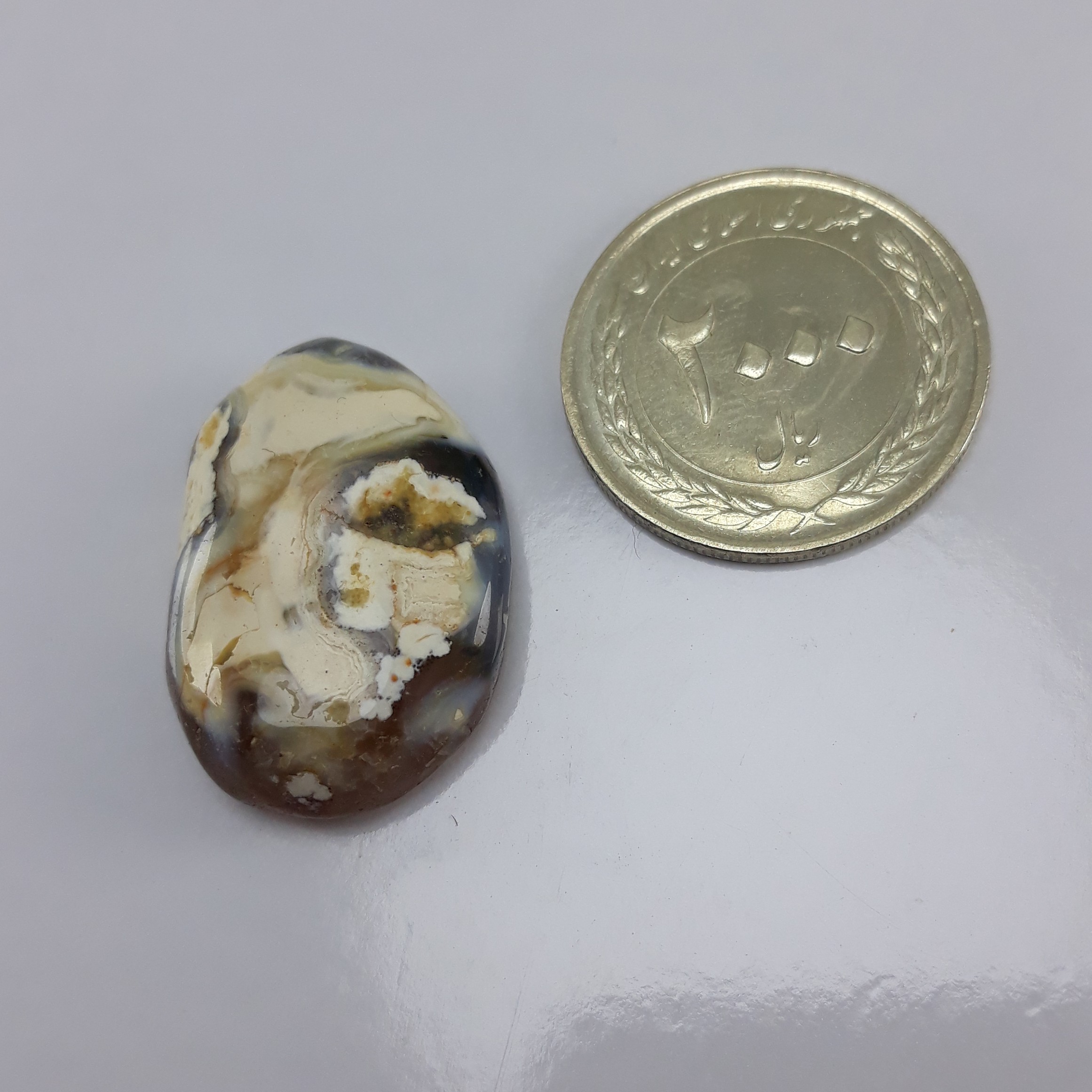 سنگ عقیق مصور  معدنی زیبا و بسیار خاص