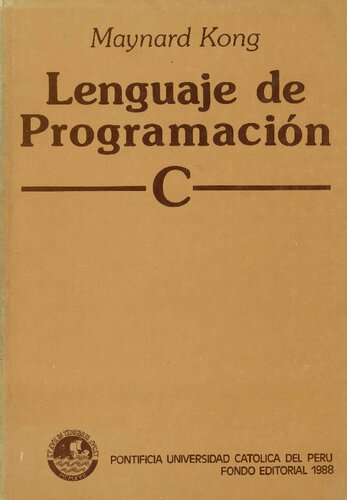 خرید و دانلود نسخه کامل کتاب Lenguaje de programación C