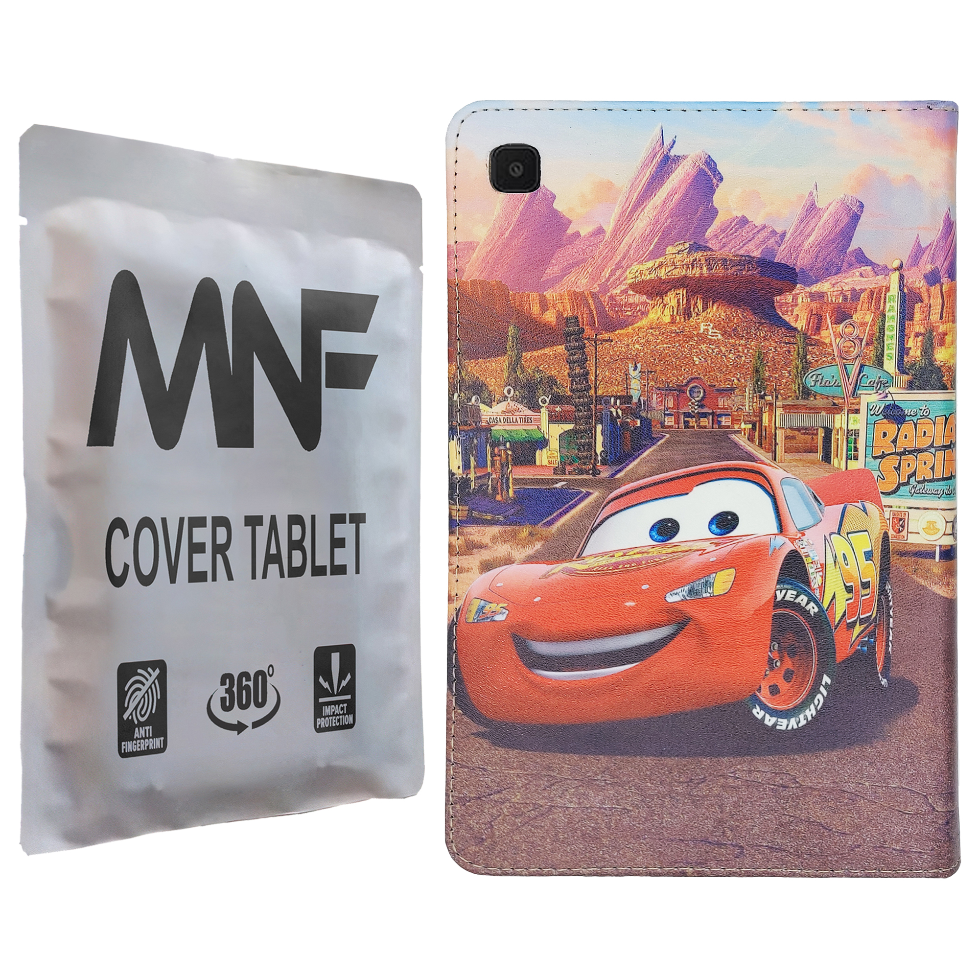 کیف کلاسوری ام ان اف طرح پسرانه ماشین ها کد M-153 مناسب برای تبلت سامسونگ Galaxy Tab A 10.1 2019 T510 / T515