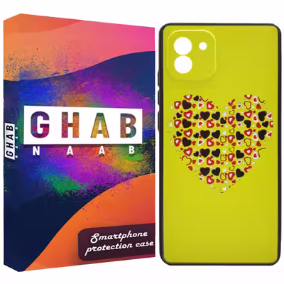 کاور قاب ناب طرح Heart مدل BN مناسب برای گوشی موبایل سامسونگ Galaxy A03