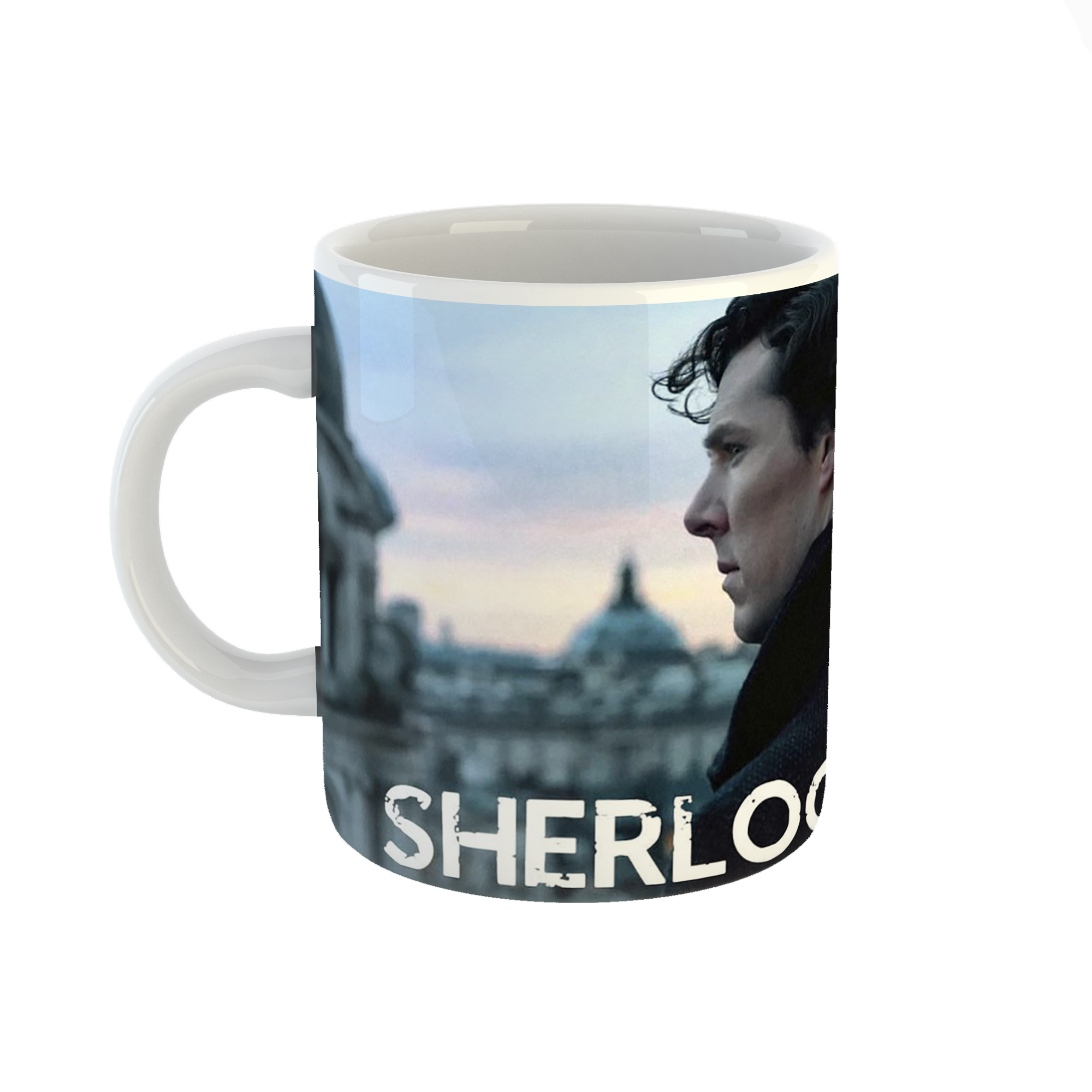 ماگ طرح شرلوک مدل Benedict Cumberbatch کد 03