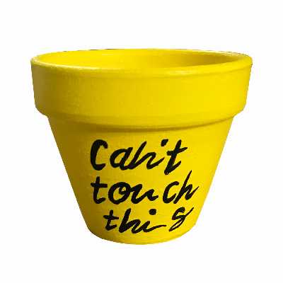 گلدان سفالی مدل threee cant کد 3