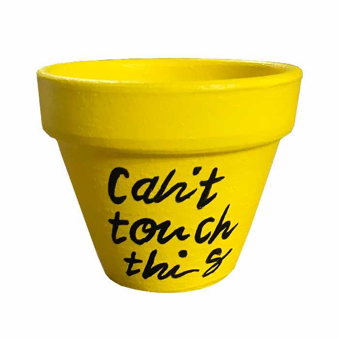 گلدان سفالی مدل threee cant کد 3