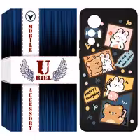 کاور یوریل مدل KSH کد 19 طرح خرگوش و خرس مناسب برای گوشی موبایل شیائومی 12 Lite