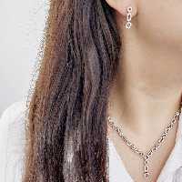 نیمست دایره ای نقره925 عیار ایتالیایی با کد 11490