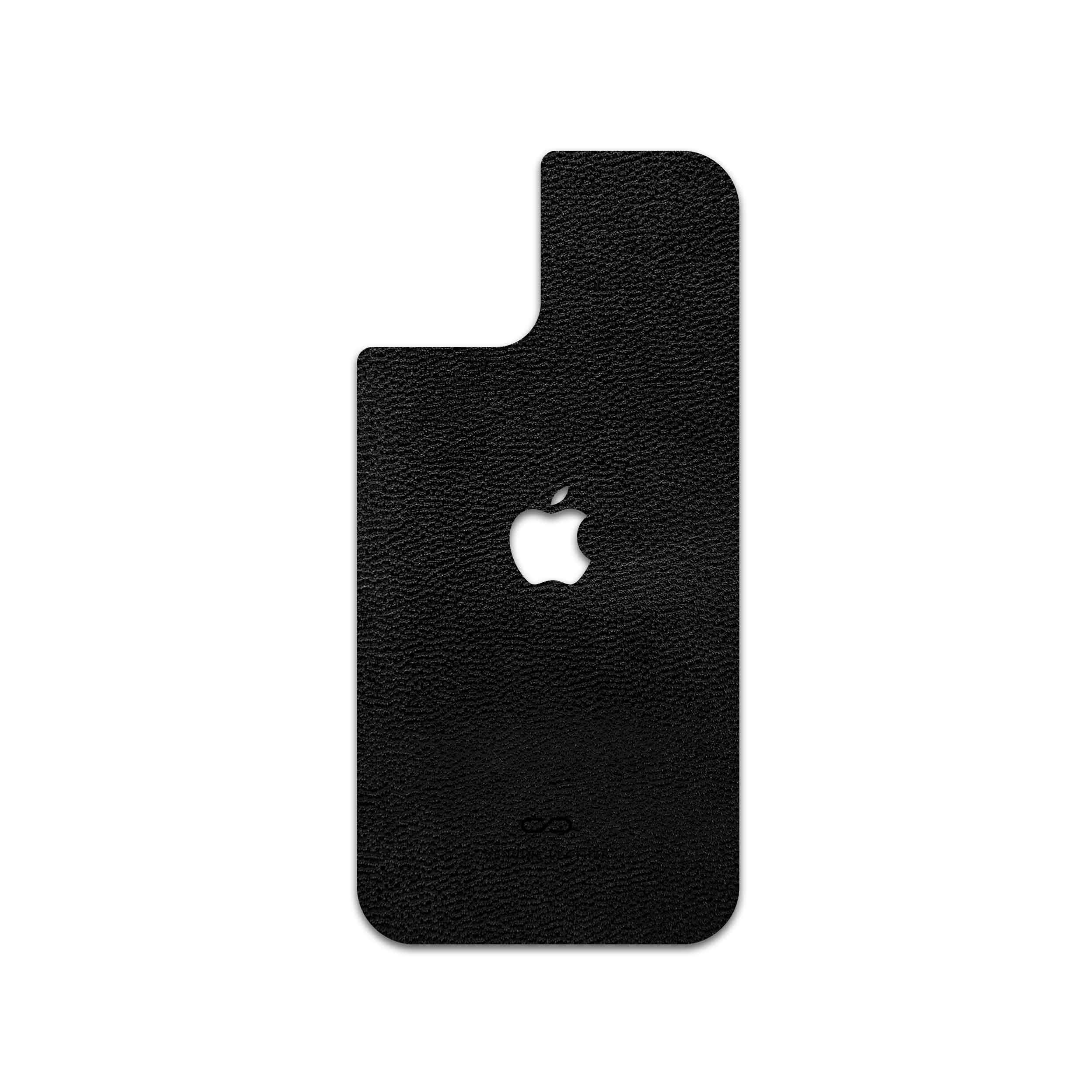 برچسب پوششی ماهوت مدل Black-Leather مناسب برای گوشی موبایل اپل iPhone 12 Pro Max