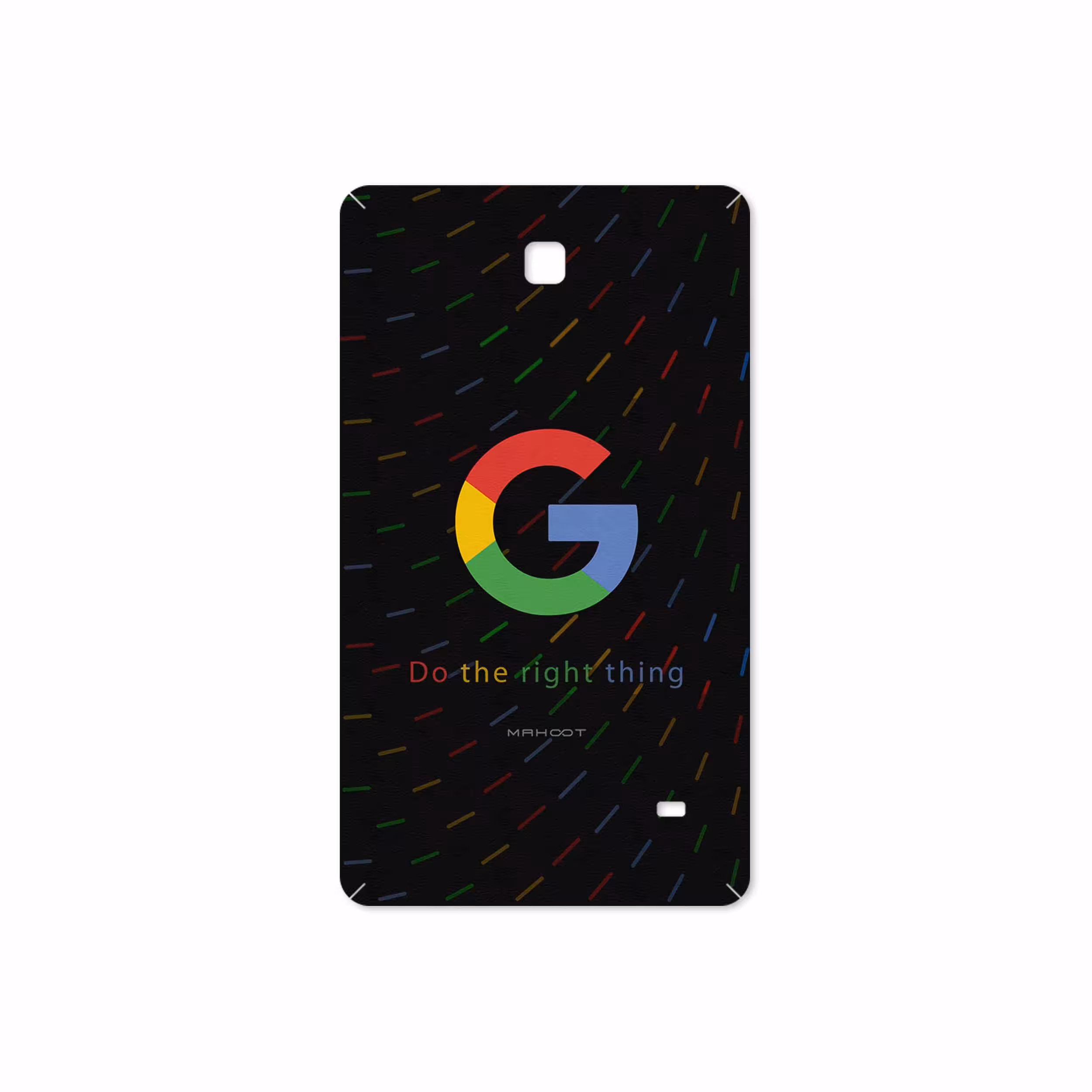 برچسب پوششی ماهوت مدل Google-Logo مناسب برای تبلت سامسونگ Galaxy Tab 4 7.0 2014 T231