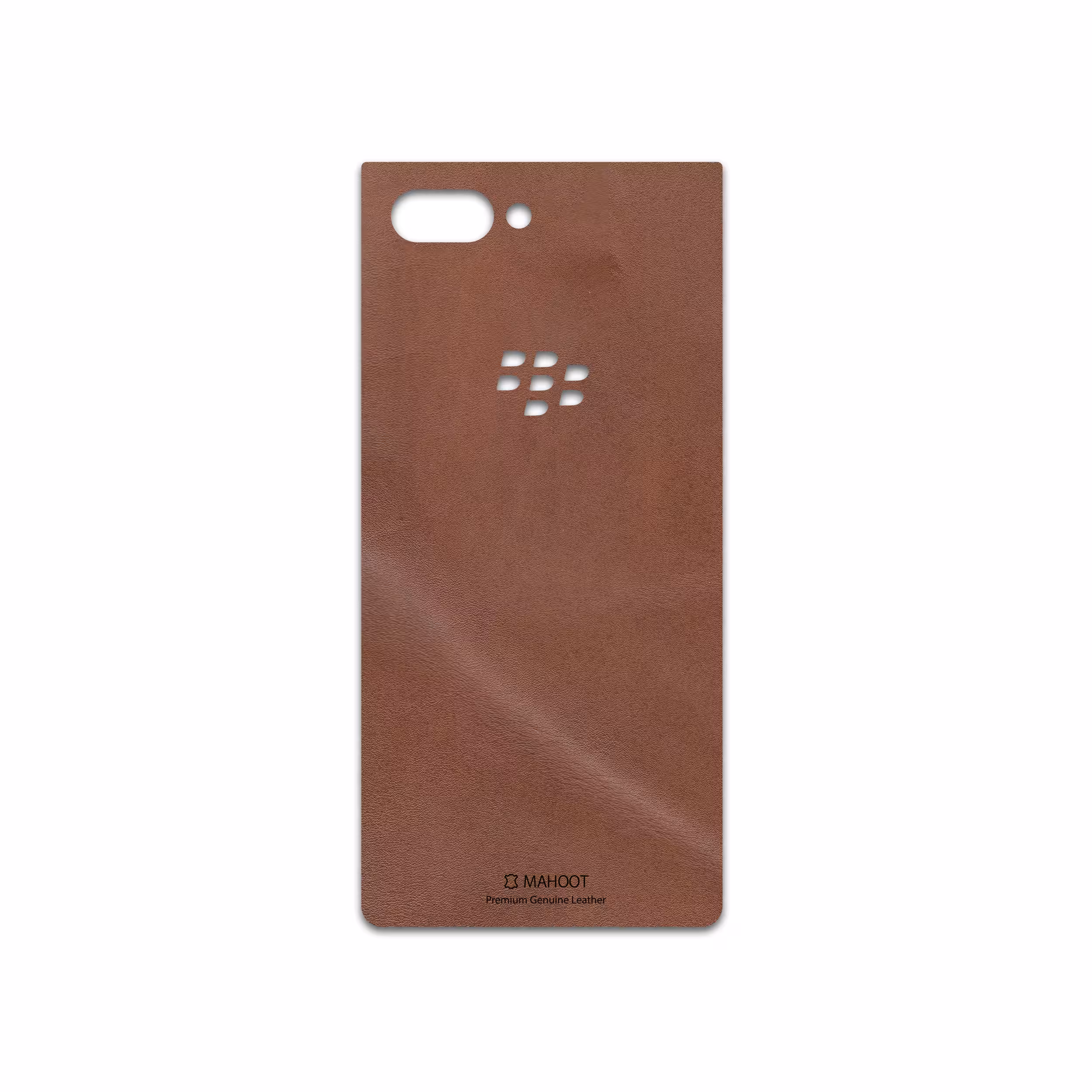 برچسب پوششی ماهوت مدل Matte-Natural-Leather مناسب برای گوشی موبایل بلک بری Key 2