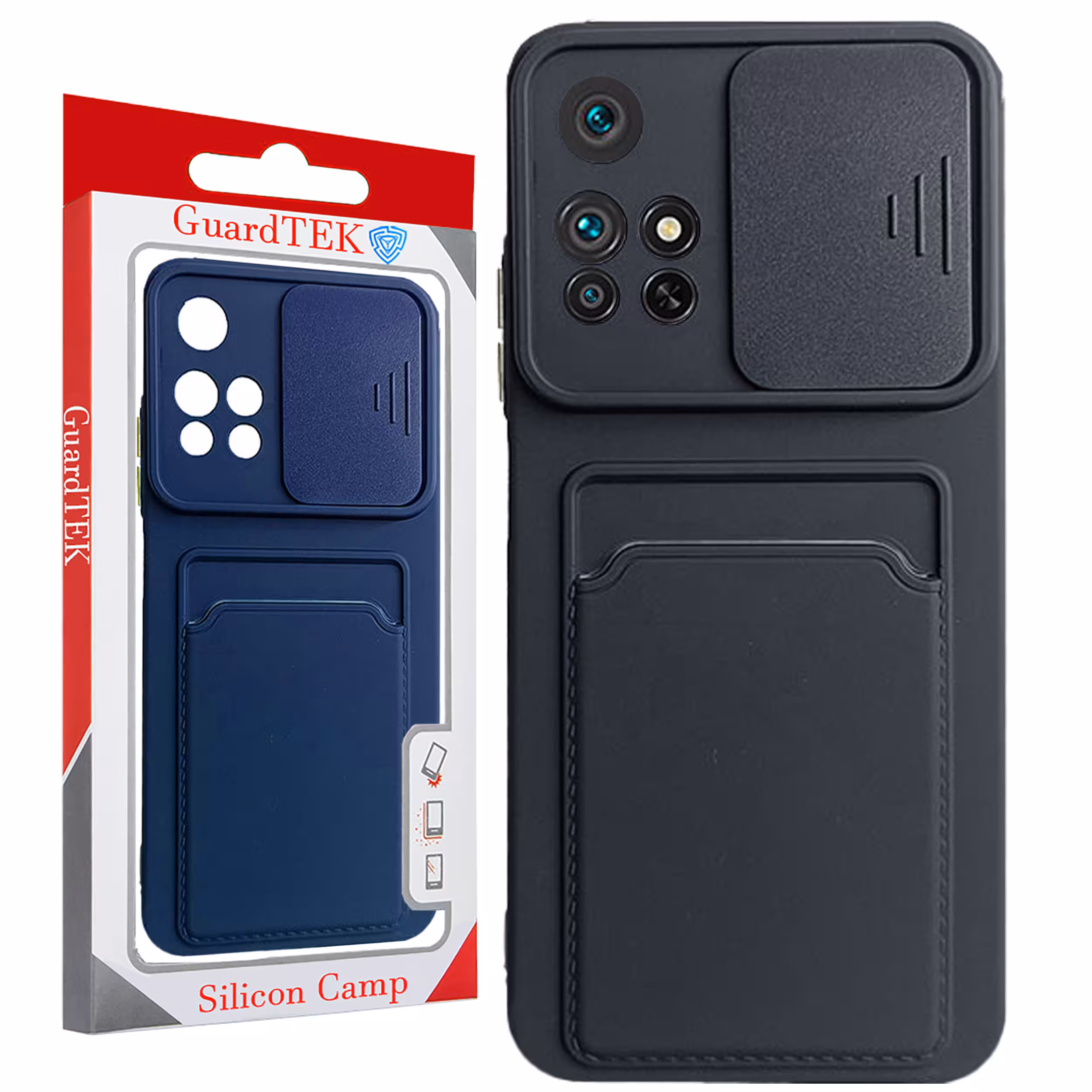 کاور گاردتک مدل sili-card مناسب برای گوشی موبایل شیائومی  Note 11 5G / Poco M4 Pro 5G
